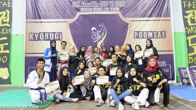 Gambar UKM Taekwondo UIN Alauddin Raih Juara Umum